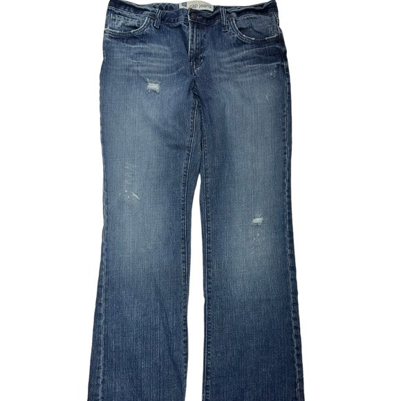 Gap Indigo Stonewash Bootcut Jeans (10) - Picture 2 of 11